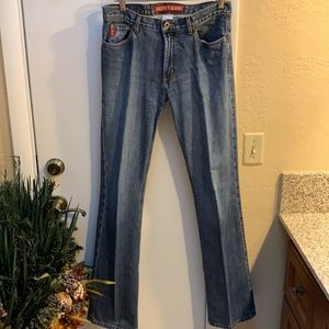 Ladies Guess boot cut jeans size 29
